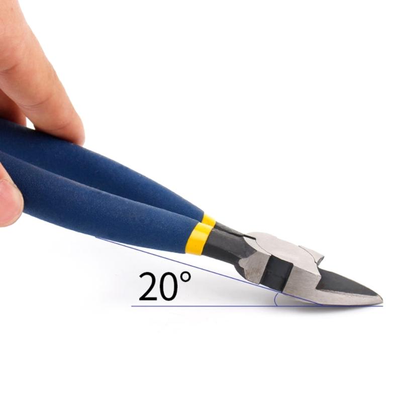 Diagonal Cutting Pliers DIY Wire Cutters Electricians Repair Hand Tool HRC58±2 Hardness Wire Cutters Electronics Plier