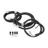 Transmission Cooler Hose Line Kit For Dodge Ram Cummins 47RE 48RE 2003-07 Black