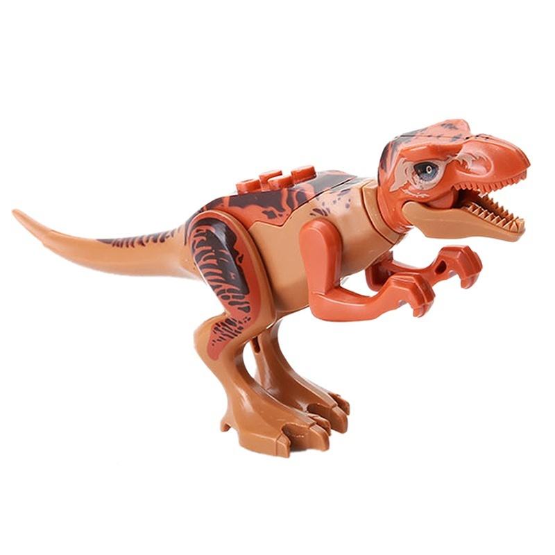 8x Światowe Dinozaury Klocki Budowlane Indominus Pteranodon Raptor Zabawka Dinozaur Klocki Budowlane