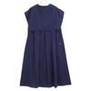 Adore Navy Dry Touch Hemp Vic Sailor Collar Dress Dress 38 NavyUsed