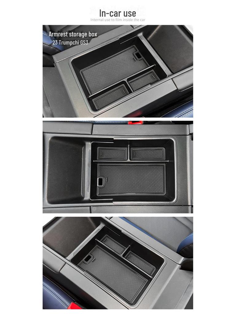 23-24 Trumpchi GS3 Armrest Box and Central Control Storage Organizer for Car Modification