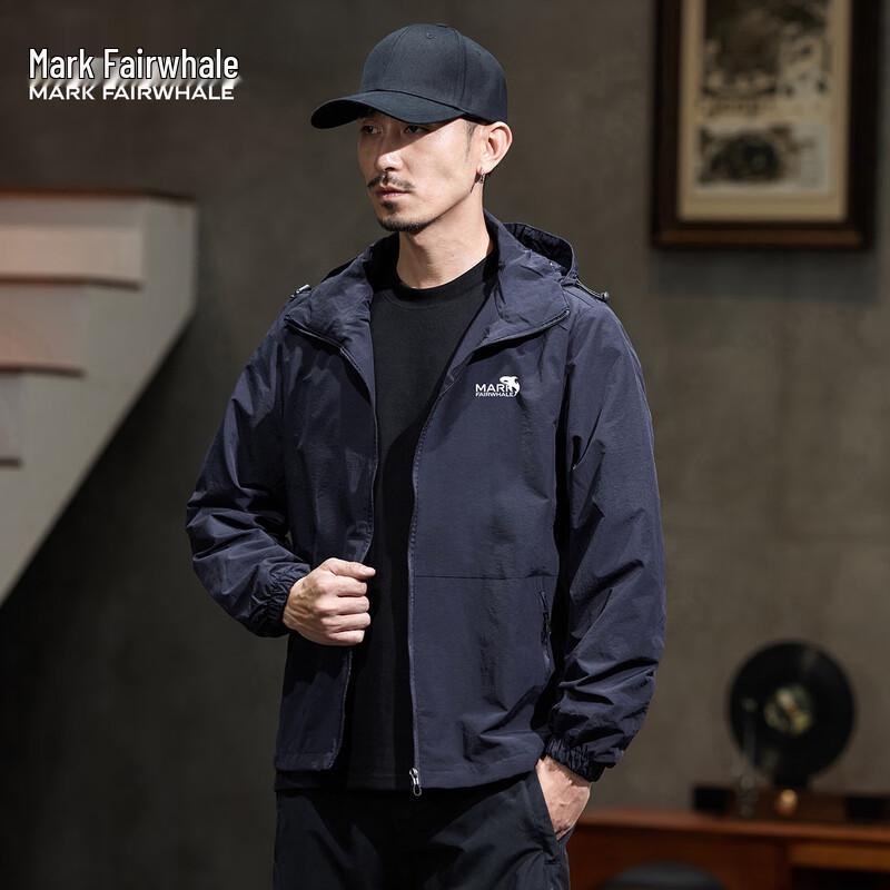 Mark Fairwhale Men's Casual Hooded Jacket