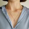 Informell Lager på Lager Silver Rosa Halsband Tnssvp13023M