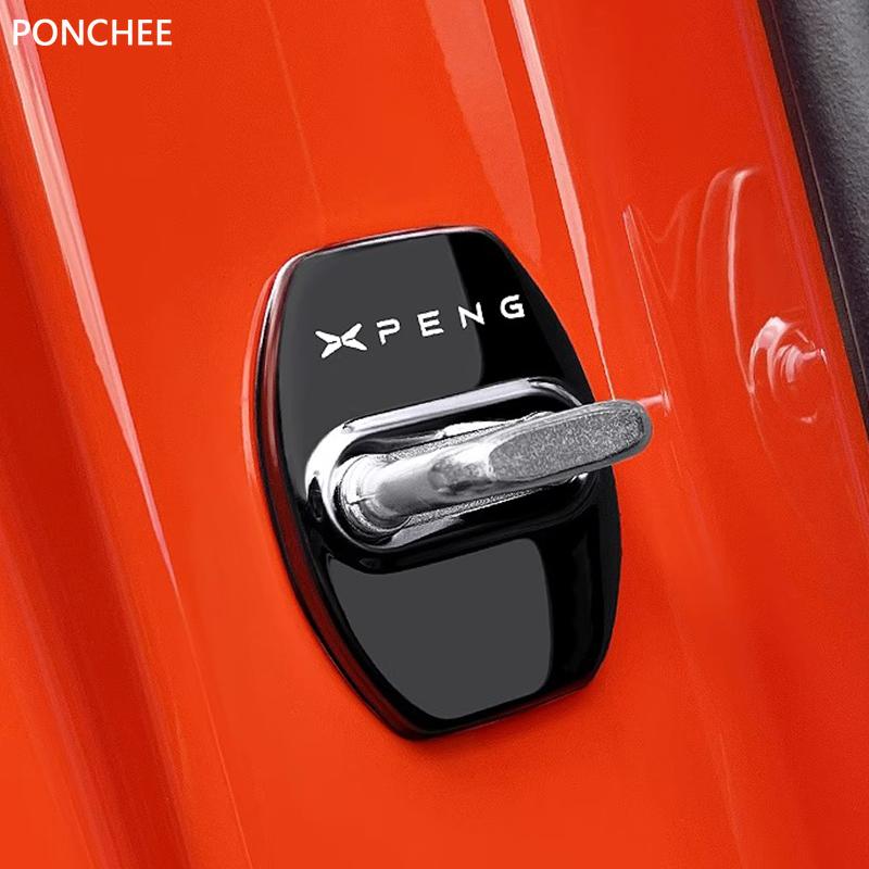 For Xpeng G6 2025-2026 Door Lock Protection Cover Stainless Steel Door Buckle Rust Prevention Automobile Modification Supplies