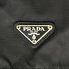 PRADA Triangle logo Shoulder Bag black unisex used
