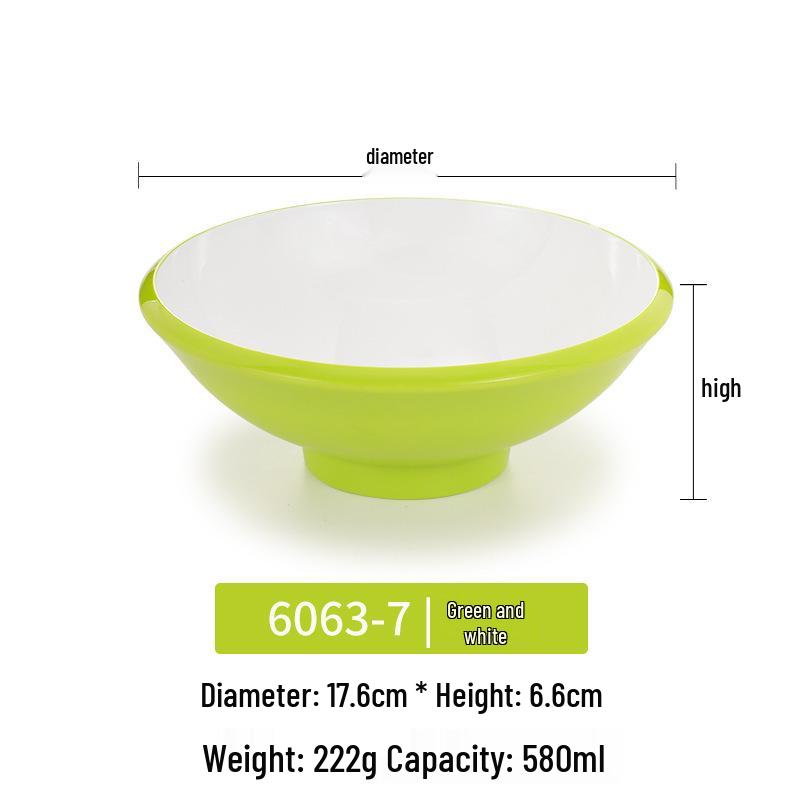 Melamine Noodle Bowl for Noodle Restaurants: Ideal for Luosifen, Malatang, Rice Noodles, and Chongqing Xiaomian