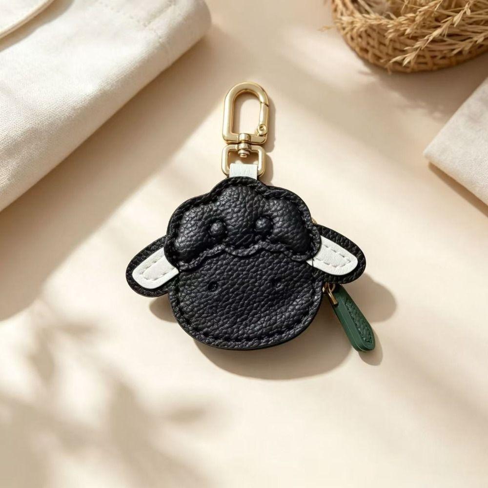 Goat Lamb Shaped Coin Purse Cartoon Bag Charm Creative Bag Pendant Outdoor