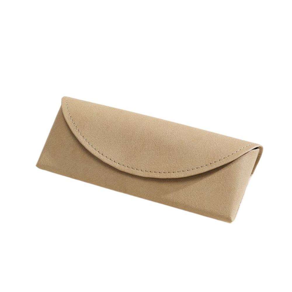 

Бархатистый чехол для очков для чтения из ПУ кожи, чехол для очков для близорукости, защита для очков для мужчин и женщин жёлтый