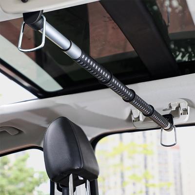 Varilla de Secado para Coche Colgador de Ropa para Camping en Coche Barra Telescópica Varillas de Fijación para Vehículos Barra Colgadora para Maletero Barra para Ropa para Sedanes Camiones, SUVs, Autocaravanas