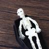 2/4Pcs Miniature Dollhouse Coffin Boxes Halloween Treat Coffin Boxes Coffin Prank Props Box Model Trickery Props Halloween Decor