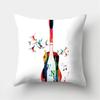 Musical Instrument Pattern Cushion Pillowcase  Cover Pillow Sofa Decorative