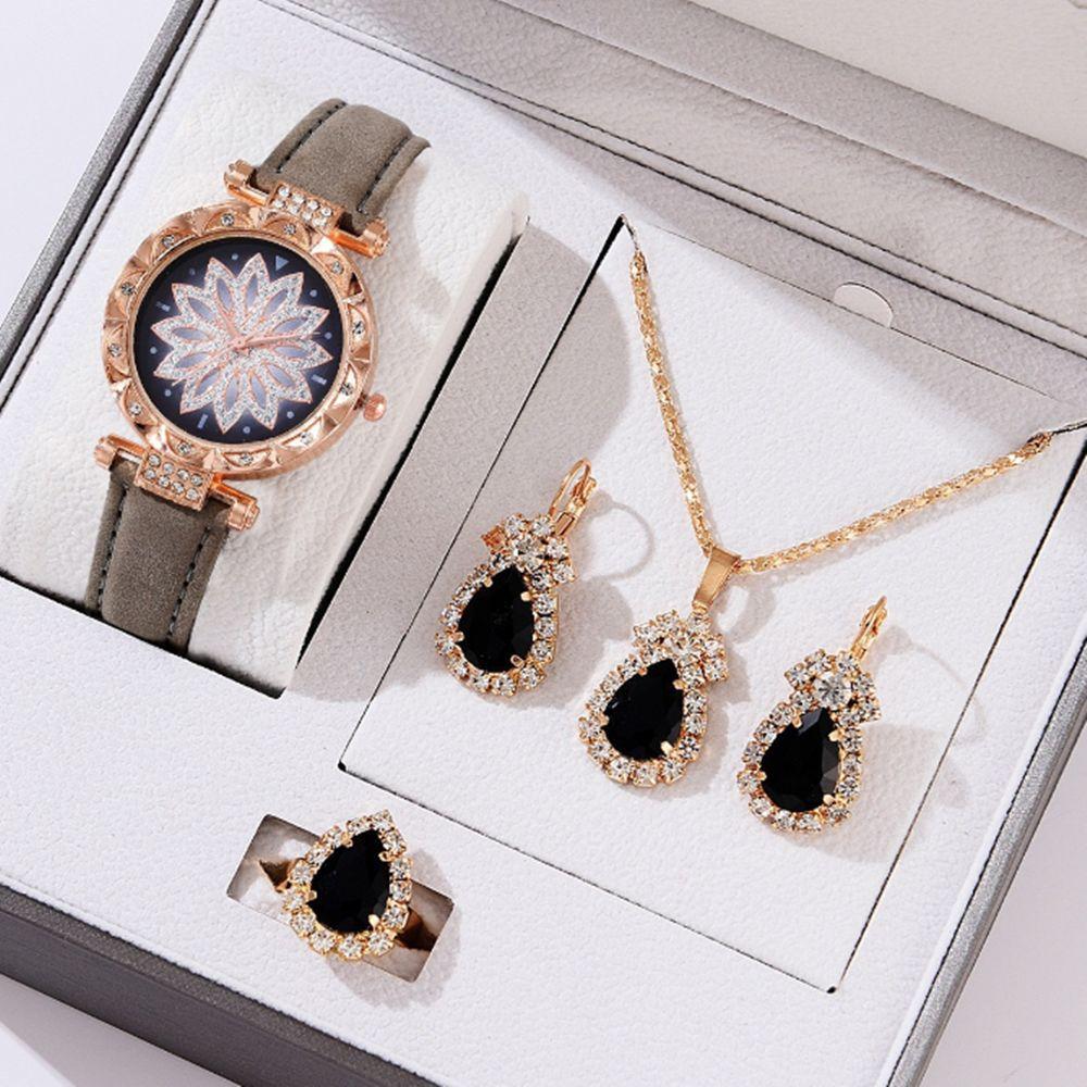 Women'S Water Drop Bracelet Watch European And American Fashion Lotus Watch