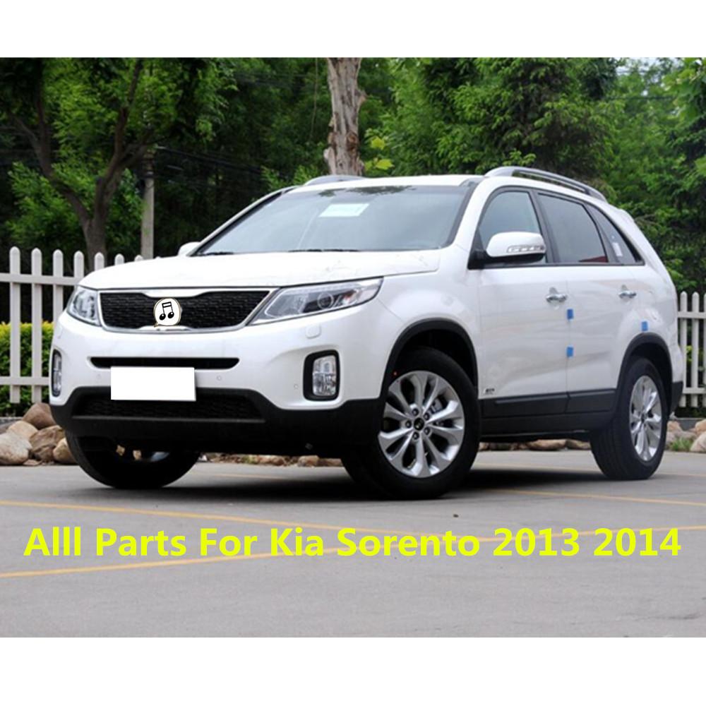 Do Kia Sorento 2013 2014 Samochodowa Przednia Lampa Przeciwmgielna Ramka Czujnika Naklejka Stylizacja ABS Chromowana Osłona Listwa Osłony Części Brwi
