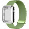 Case+Metal Milanese bands For Apple Watch Band 44mm 38mm-42mm-40mm Magnetic Loop iwatch Series 9 8 7 6 5 4 3 SE 45mm 41mm Strap
