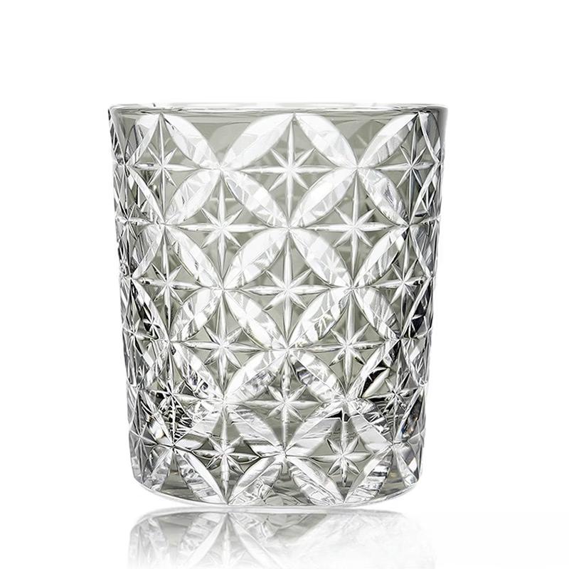 Handgefertigter K9 Kristall Edo Kiriko Whisky Tumbler