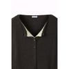 Benetton Women Rib Slim Knit Cardigan Bakcf1641