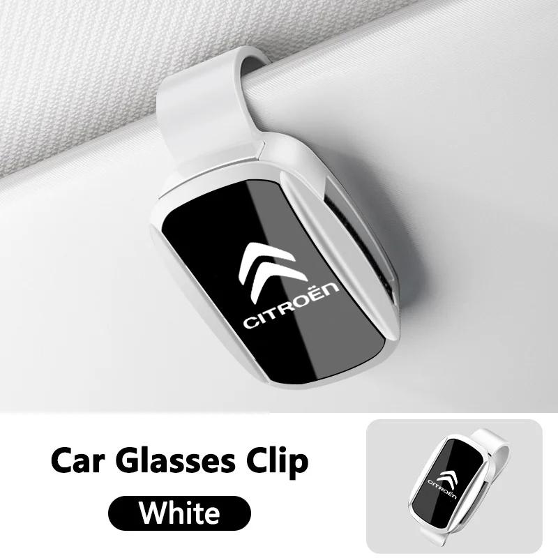 ADI1 Car Visor Sunglasses Holder Multi-purpose VehicleVisor Storage Clip For Citroen C3 C4 X7 Xsara Picasso Crosser C-ELYSEE NEMO VTS