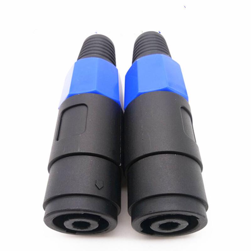 Four-core 4-pin Female Audio Speaker Connector for Amplifiers