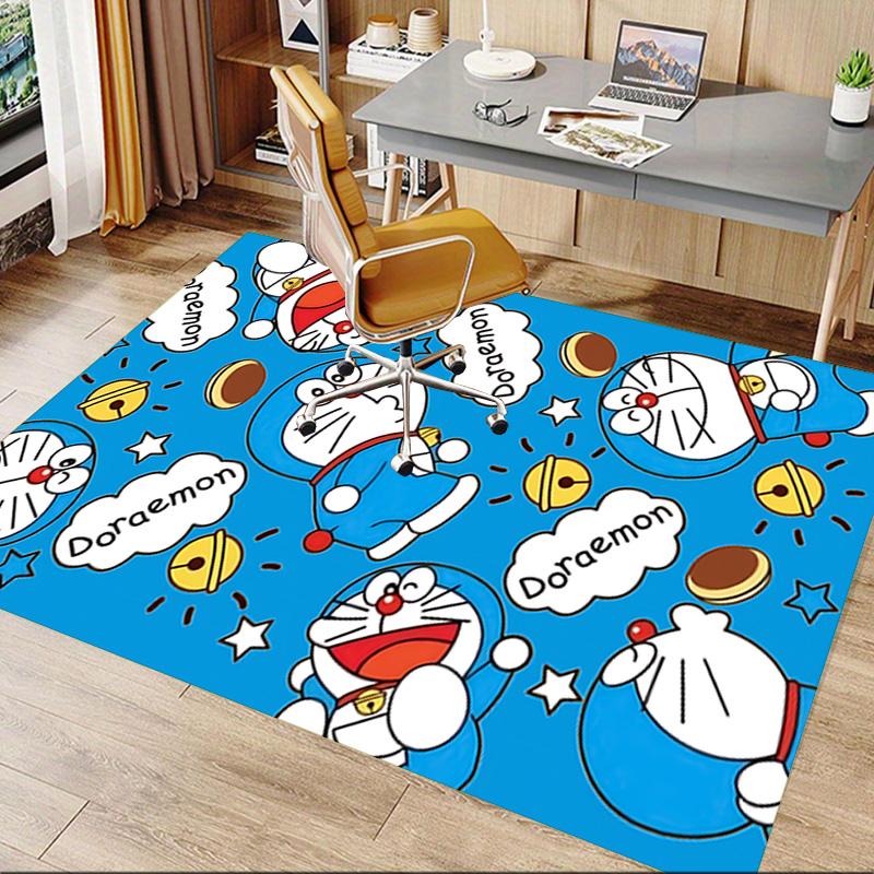 1pc Doraemon Friends Adventure Carpet for Playroom Bedroom Living Room Sofa Home Decor,kids Game Area Rug Non-slip Floor Mat Y72810