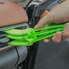 Dual-Head Car Vent Cleaning Brush with Soft Bristles Dashboard Interior Detailing Tool for Dust Removal Reusable Essential Auto Accessory