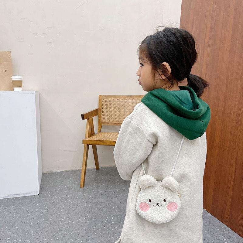 Adorable Plush Kids Shoulder Bag Cute Cartoon Design For Boys And Girls Toddler