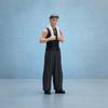 Standing Maintenance Worker statue/18 Scale Garage Scene Figure 10 Cm Figurine