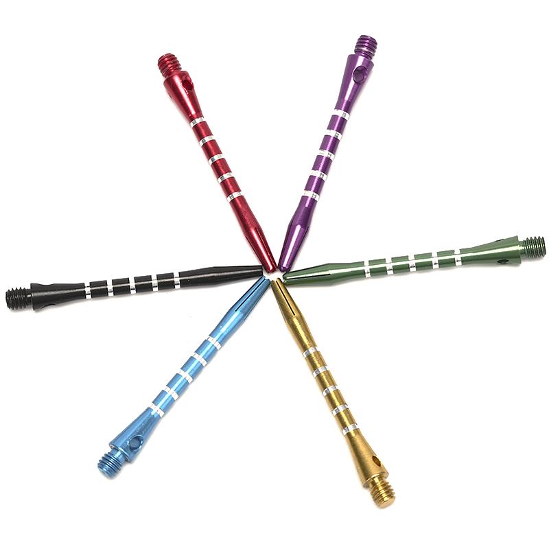 10Pcs/Lot Aluminum Medium Darts Shafts Harrows Dart Stems Throwing Length 53Mm