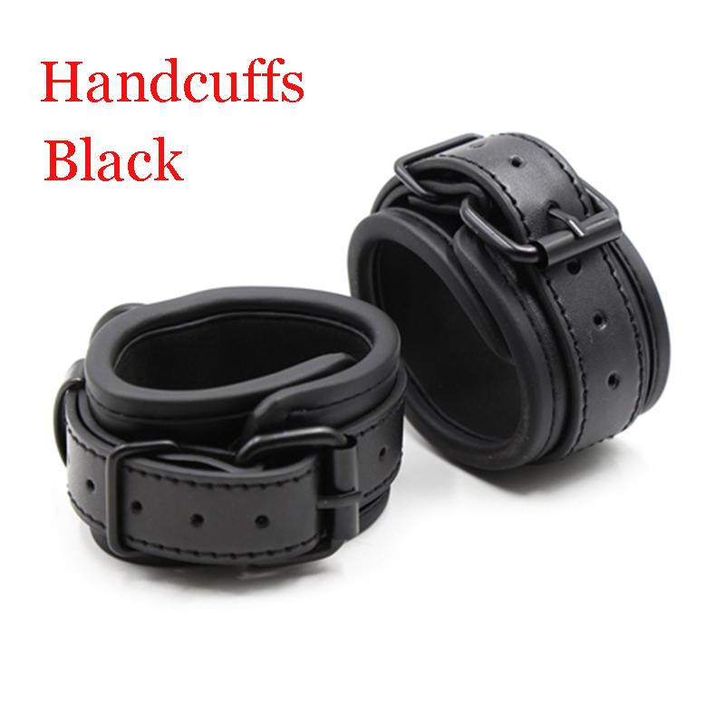 Sexy Adjustable Leather Handcuffs For Sex Toys For Woman Couples Bdsm Bondage Restraints Slave Ankle Cuff Adult Toys
