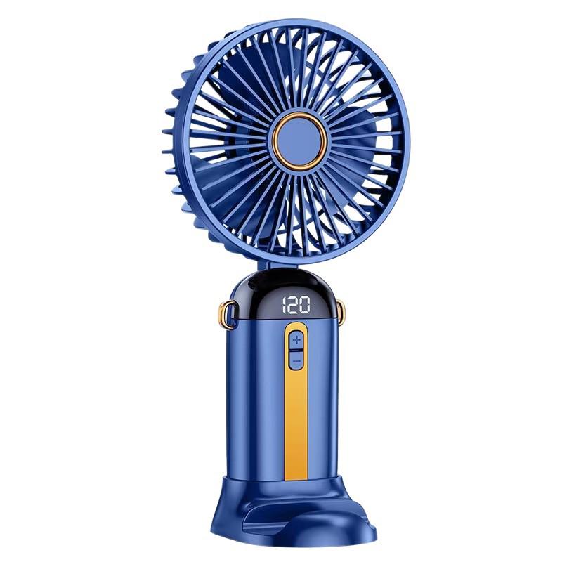 USB Rechargeable Silent Mini Desktop Fan - Portable and Handheld