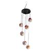 Wind Chime Bird Feeder Decorative Hanging Outdoor Hummingbird Feeder for Garden Yard Patio