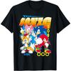 Camiseta Sonic The Hedgehog Equipe Sonic Amy Tails & Knuckles(1)