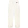 Li Ning Solid Color Mid Waist Comfortable Breathable Cuffed Knitted Sports Pants Women Bottoms Off-White AKLT186-1