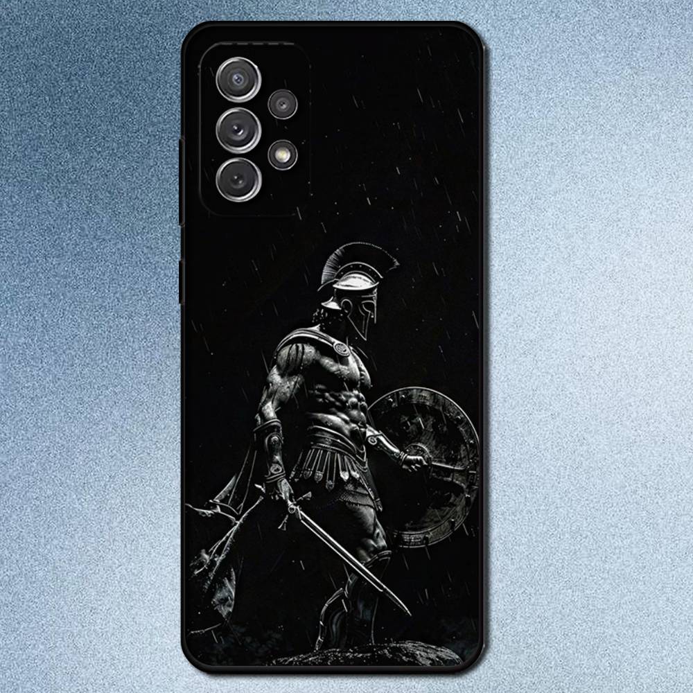 

Cool Spartan Phone Case For Samsung S25,S24,S21,S22,S23,S30,Ultra,S20,Plus,Fe,Lite,Note,10,9,5G Black Cover Samsung S235G