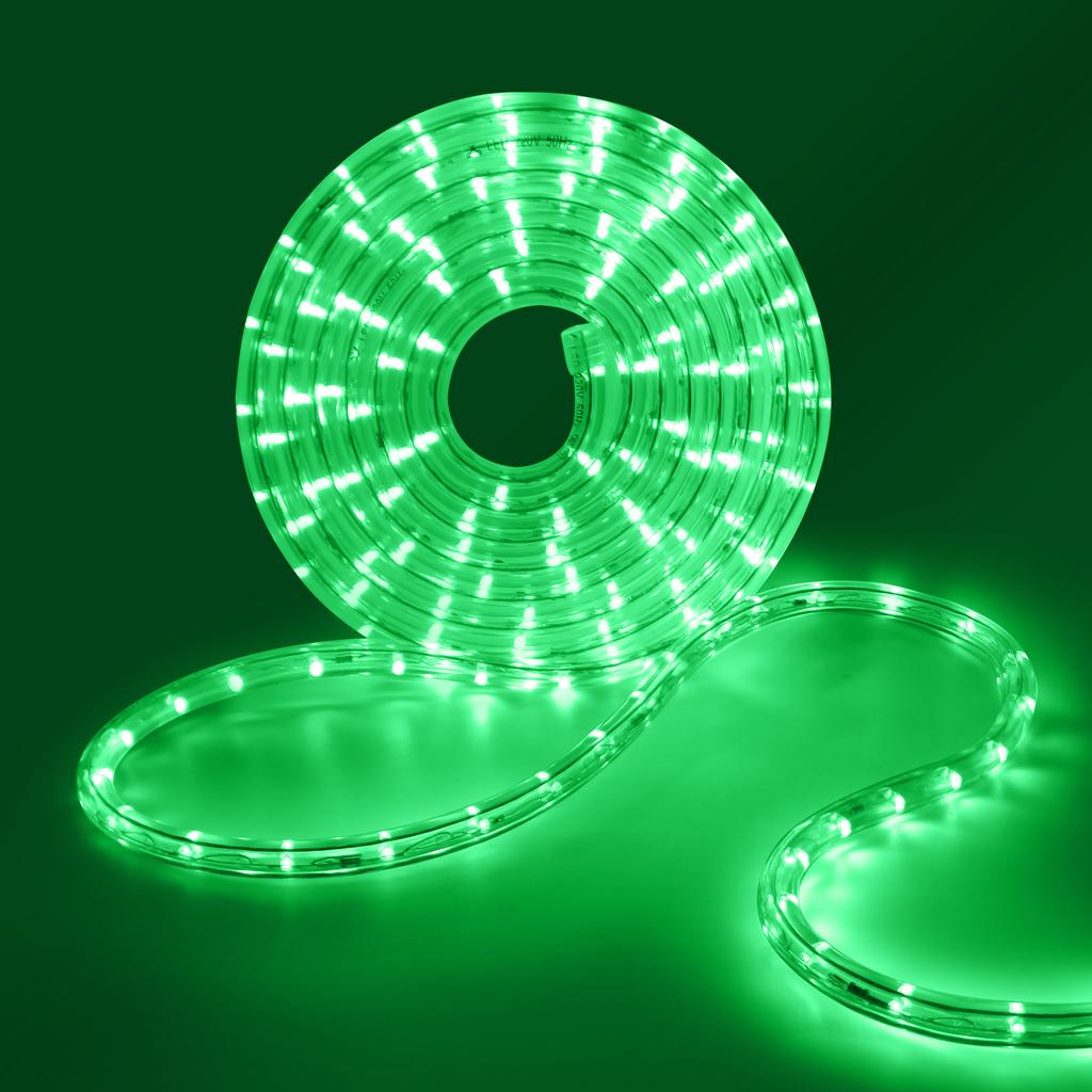 110V 220V LED Strip Light 360 Round Rainbow RGB Neon Tube Light Flexible LED Tape Rope 8 Modes Waterproof Stripe Lamp Christmas