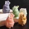 Multipurpose Sturdy Silicone Hedgehog Candle Base Mould Portable for Handmade Home Decoration and Art Supplies Projects