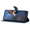 For Samsung Galaxy S25 Ultra Case Leather Imprinted Flower Phone Cover Wallet with Wrist Strap