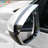 För Peugeot 3008 5008 GT 2017- Kolfiber Sidodörr Backspegel Ögonbrynsskydd Dekorationslist Regnskydd Solskydd Dekorationslister