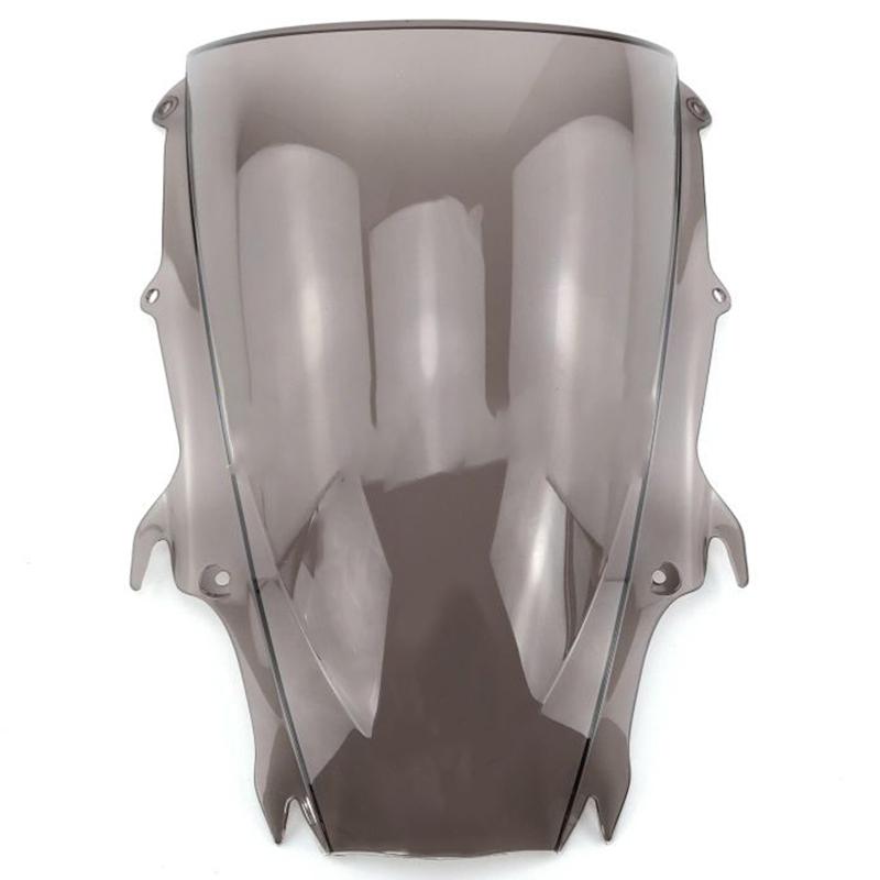 Motorcycle Double Bubble Windshield Windscreen Screen For 2009 2010 2011 2012 2013 Triumph Daytona 675 675R Black Iridium Clear