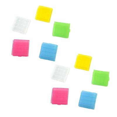 10Pieces Battery Storage Case Battery Holder Box AA/AAA Battery Storage Case