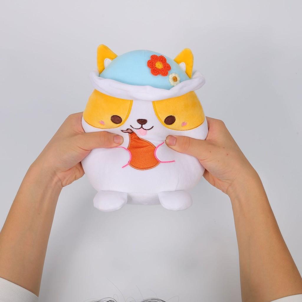 Süßes Plüschtier Hase Panda Kissen Weiche Puppe Geschenk für Kinder Mit entzückenden Tierdesigns