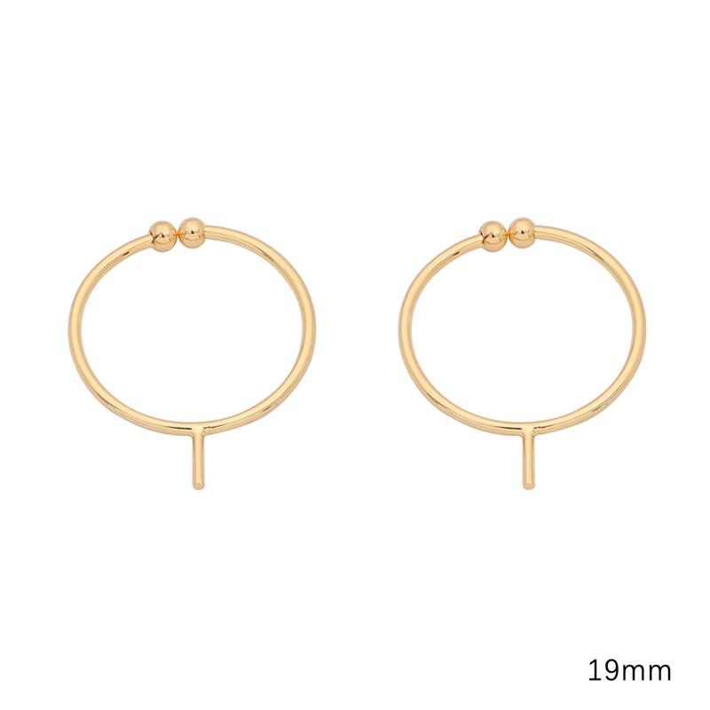 1 Stück Kupfer-Hängebeschichtungsring für DIY-Halskette, Armband, Ohrringe, Schmuckherstellung, Bastelzubehör