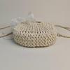 New Fashion Women Woven Bag Portable Basket Female Summer Popular Crossbody Straw Bag Beach Purses and Handbags