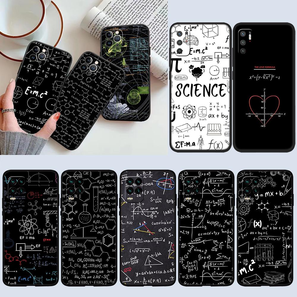 NH15 Chemical Maths Formula Case for Samsung A11 A12 A13 A15 A52S A53 A55 A56 A70 A71 A72 A73 F06 F16 F56 S10 Plus S10e