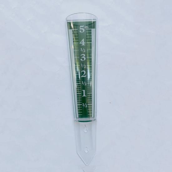 5-Inch Capacity Rain Gauge Easy to Read Rain Gauge Precipitation Monitor with Magnifying Scale And Numbers for Garden Yard Field Lawn