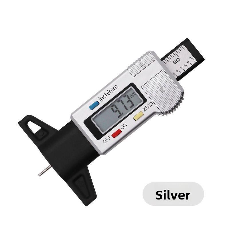 0-25Mm Tread Vernier Caliper, Plastic Electronic Digital Tire Tread Depth Ruler