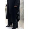 Large Size Pearl Suit With Slits On The Sides - Black