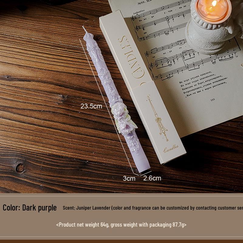 

Handmade Aroma Candle: Decorative Shaped Rod, Perfect Gift & Souvenir