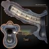 NNSX Leather Wolf Fang Mouthpiece & Lingerie Couple Set