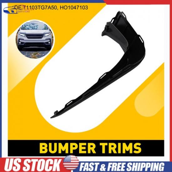 Front Passenger Upper Molding Trim Bumper Cover For 19-22 Honda Pilot HO1047103