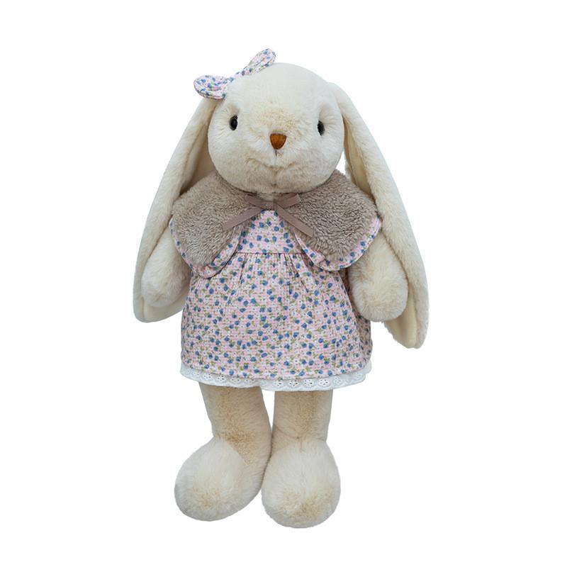Banni Bunny Plush Toy With Flower Dress For Kids Bedroom Decor Gift For Girls And Boys